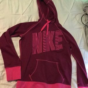 Pink hoodie
